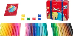 Legetøj Til Ferien|Tegne- & Malegrej<Faber-Castell Tusser - Connector i rejsekuffert, 40 stk