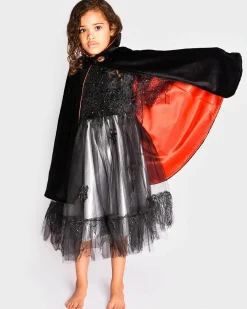 Halloween|Fastelavn<Den Goda Fen Vampyrkappe, str. 4-6 år