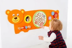 Finmotorik|Babylegetøj< Vægpanel - Bjørn