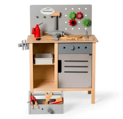Legeværktøj<mamamemo Værkstedsbænk i træ